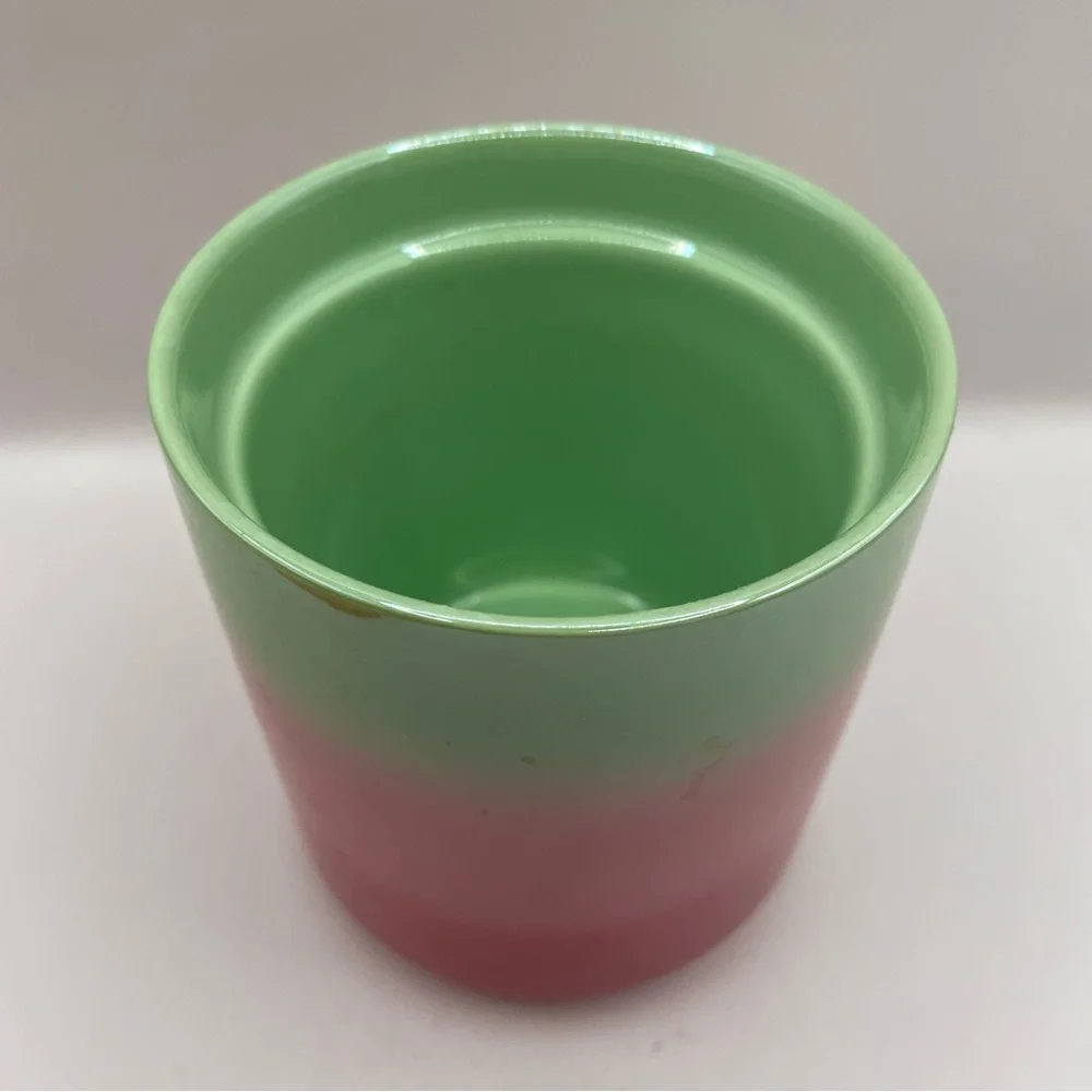 Starbucks Green-Pink-Red Ombre Watermelon 8-oz Travel Tumbler w/Lid